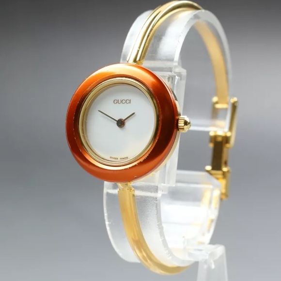 Gucci Iconic 14k Gold Gucci Watch Amazing!! 😻 - Picture 3 of 9